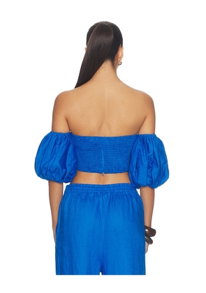 Yumi Kim Kiera Top in Blue. Size XS. Also in S, M, L.