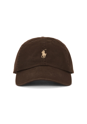 Polo Ralph Lauren Chino Sport Cap in Brown.