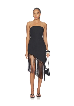 SNDYS Caspian Mini Dress in Black. Size XXS. Also in XS, S, M, L, XXL.