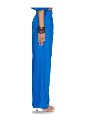 Yumi Kim Bliss Pant in Blue. Size XS. Also in S, M, L.