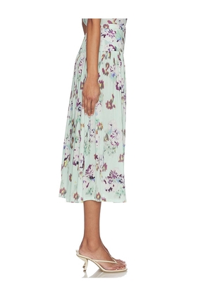 Ulla Johnson Blanche Jersey Skirt in Blue. Size XS. Also in S, M, L, XL.