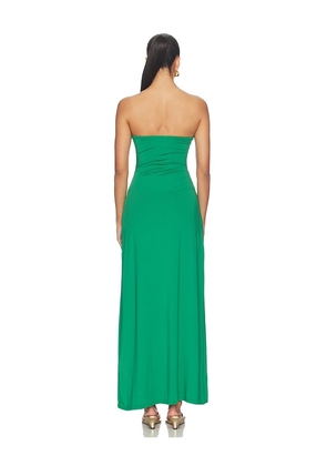 SEVEN WONDERS Toulouse Strapless Maxi Dress in Green. Size XS. Also in S, M, L.