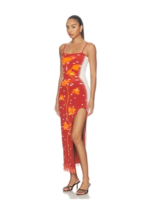 PH5 Iris Maxi Tank Dress in Orange. Size XS. Also in S, M, L, XL.
