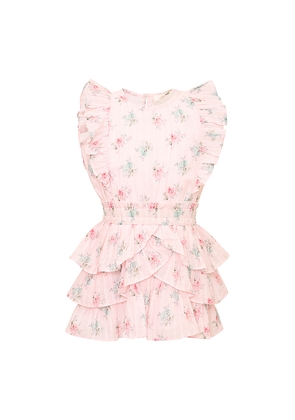 LoveShackFancy Kids Decker Dress in Pink. Size 6. Also in 2, 3, 4, 5.