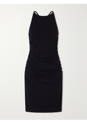 James Perse - Ruched Tank Cotton-blend Jersey Mini Dress - Black - 0,2,3,4
