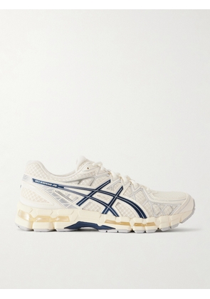 Asics - Gel-kayano 20 Lace-up Leather-trimmed Mesh Sneakers - Neutrals - UK 3,UK 3.5,UK 4,UK 4.5,UK 5,UK 5.5,UK 6,UK 6.5,UK 7,UK 7.5,UK 8,UK 8.5,UK 9,UK 9.5