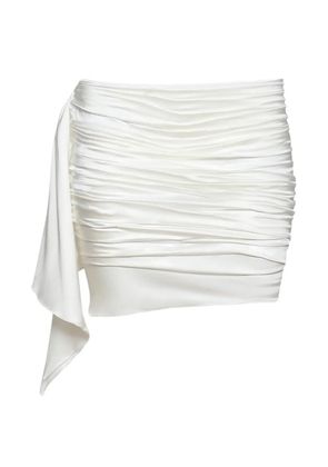 Di Petsa Lunar draped skirt - White