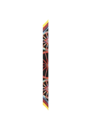 Dolce & Gabbana 6x100 Carretto-print silk twill bandeau - Black