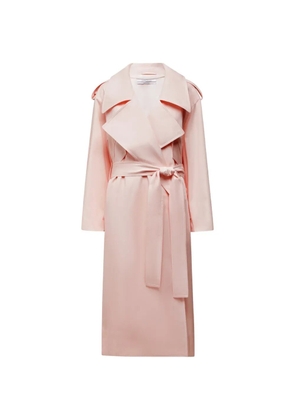 Another Tomorrow belted trench coat - Pink