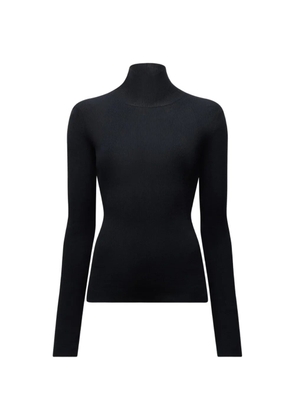 Another Tomorrow rib-knit sweater - Black