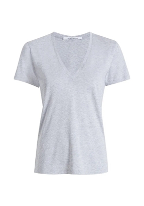 Another Tomorrow V-neck T-shirt - Grey
