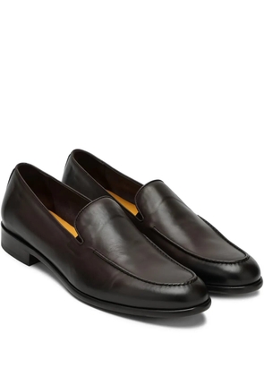 Doucal's leather loafers - Brown