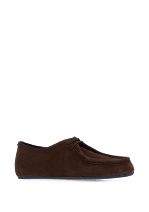 Jil Sander Hood suede lace-up shoes - Brown
