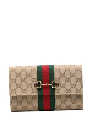 Gucci Horsebit GG Supreme tote bag - Neutrals