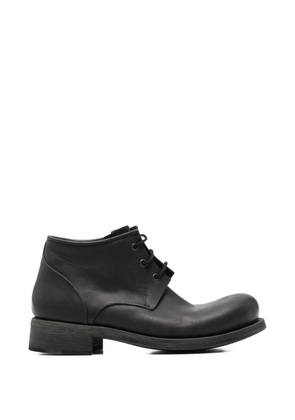 Ma+ lace-up leather boots - Black