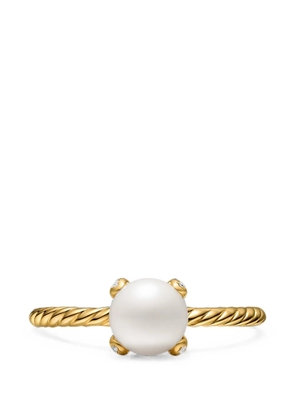 David Yurman Pearl Classics pearl and diamond ring - Gold
