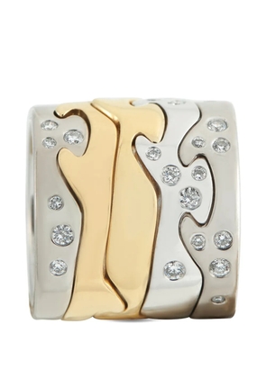 Georg Jensen Fusion diamond ring - Silver