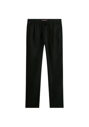 Tommy Hilfiger drawstring elasticated-waist trousers - Black