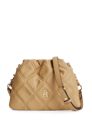 Tommy Hilfiger quilted ruched shoulder bag - Neutrals