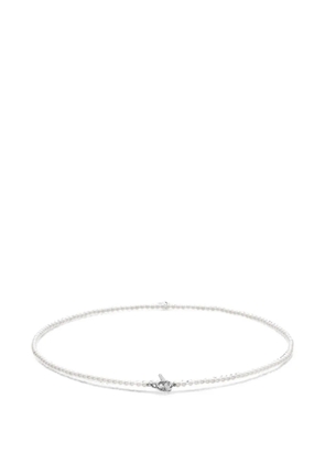 David Yurman Pearl Classics pearl and diamond necklace - Silver