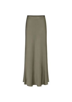 Federica Tosi satin-finish flared skirt - Green