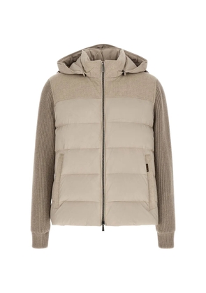 Moorer Allori paded jacket - Neutrals
