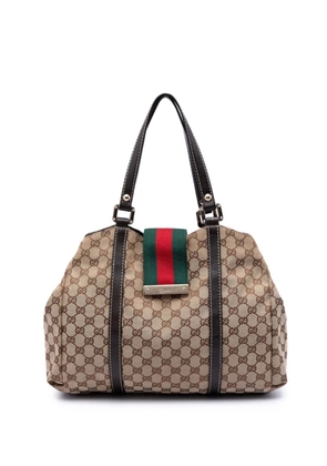 Gucci Pre-Owned 2016-2026 GG Canvas Web New Ladies tote bag - Neutrals