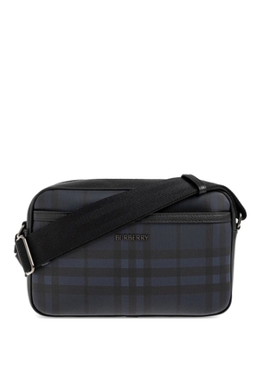 Burberry City Check messenger bag - Blue