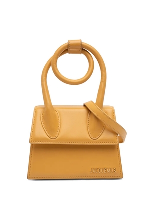 Jacquemus Pre-Owned 2020-2026 Leather Le Chiquito Noeud satchel - Yellow