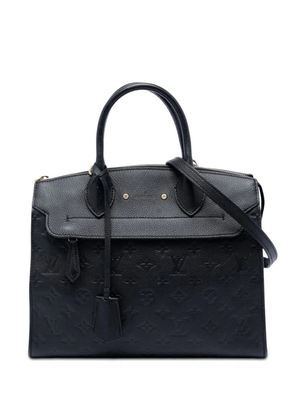 Louis Vuitton Pre-Owned 2015 Monogram Empreinte Pont Neuf MM satchel - Black
