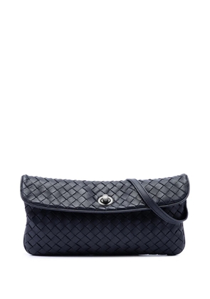 Bottega Veneta Pre-Owned 2012-2026 Mini Nappa Intrecciato Turn Lock crossbody bag - Black