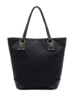 Gucci Pre-Owned 2016-2026 GG Denim Charm tote bag - Black