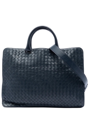 Bottega Veneta Pre-Owned 2012-2026 Nappa Intrecciato business bag - Blue