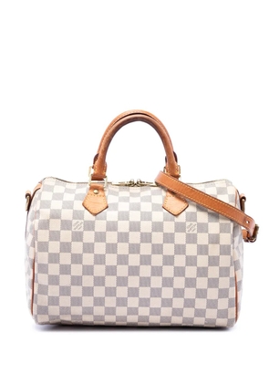 Louis Vuitton Pre-Owned 2013 Damier Azur Speedy Bandouliere 30 satchel - White