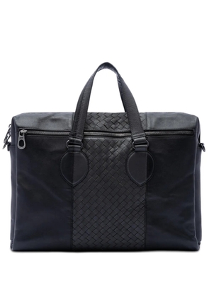 Bottega Veneta Pre-Owned 2012-2026 Bicolor Nappa Intrecciato Briefcase business bag - Black