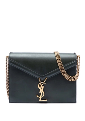 Saint Laurent Pre-Owned 2019 Smooth Calfskin Monogram Cassandra Clasp Bag shoulder bag - Green