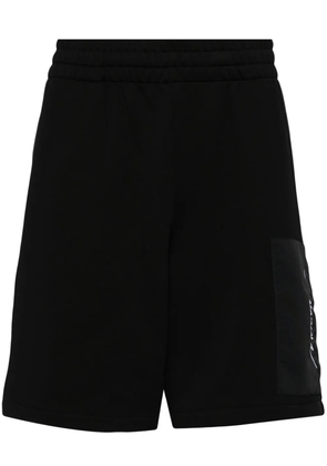 Moschino logo embroidered short - Black