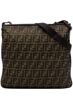 Fendi Pre-Owned 2000-2010 Zucca Canvas crossbody bag - Brown