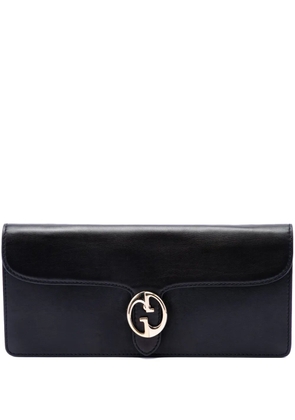 Gucci Pre-Owned 2016-2026 Calfskin 1973 clutch bag - Black