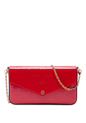 Louis Vuitton Pre-Owned 2016 Monogram Vernis Pochette Felicie crossbody bag - Red