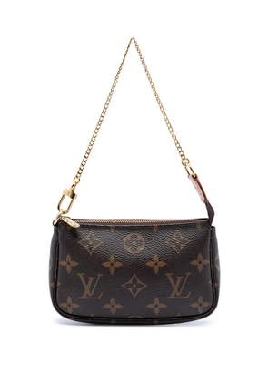 Louis Vuitton Pre-Owned 2020 Monogram Mini Pochette Accessoires handbag - Brown