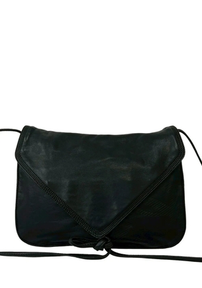 Loewe Pre-Owned 2010-2026 Leather Anagram crossbody bag - Black