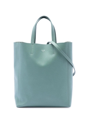 Celine Pre-Owned 2019 Small Grained Calfskin Vertical Cabas Tote satchel - Blue