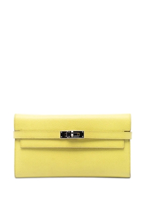 Hermès Pre-Owned 2011-2013 Epsom Kelly Longue Wallet long wallets - Yellow