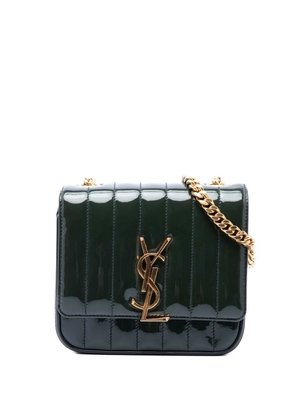 Saint Laurent Pre-Owned 2019 Small Patent Monogram Vicky Chain Bag crossbody bag - Green