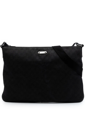Gucci Pre-Owned 2016-2026 GG Denim crossbody bag - Black
