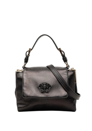 Versace Pre-Owned 2021-2026 Leather La Medusa satchel - Black