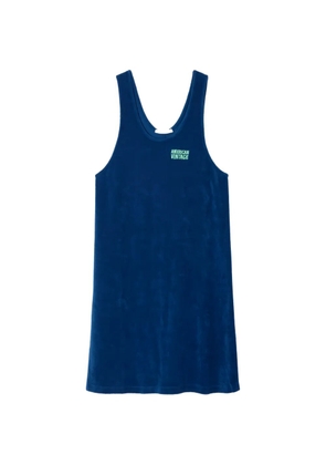 American Vintage Fuxow scoop-neck mini dress - Blue