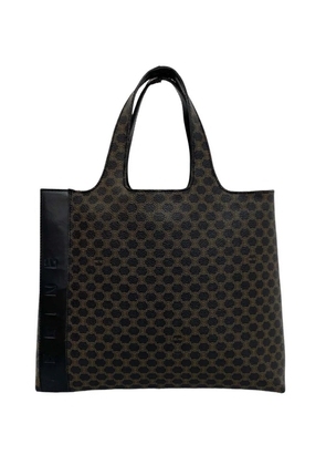 Celine Pre-Owned 2000 Macadam Coated Canvas tote bag - Black