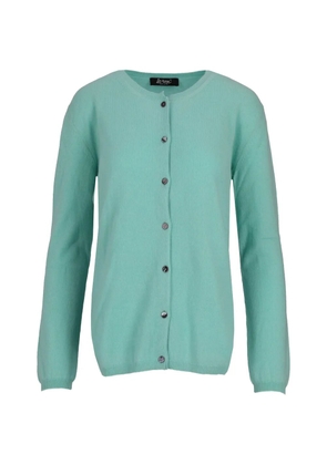 La-Rose button-fastening cardigan - Green